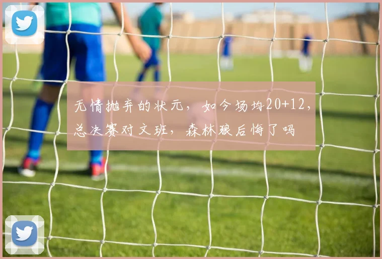 无情抛弃的状元,如今场均20+12,总决赛对文班,森林狼后悔了吗